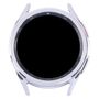 F�r Samsung Galaxy Watch 6 Classic 43mm LCD Display mit Rahmen Ersatzteil Silber