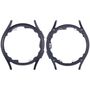 F�r Samsung Galaxy Watch 6 40mm LCD Rahmen Bezel Plate Ersatzteil Schwarz