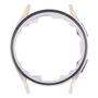 F�r Samsung Galaxy Watch 6 40mm LCD Rahmen Bezel Plate Ersatzteil Silber