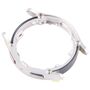 F�r Samsung Galaxy Watch 6 40mm LCD Rahmen Bezel Plate Ersatzteil Silber