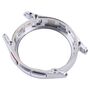 F�r Samsung Galaxy Watch 6 Classic 43mm LCD Rahmen Bezel Plate Ersatzteil Silber