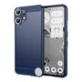 F�r Nothing CMF Phone 2 Pro Carbon Fiber Brushed TPU Schutz H�lle Blau