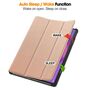 F�r Lenovo Idea Tab Pro 3folt Wake Smart Cover Tasche H�lle Rose Gold