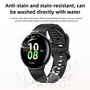 F�r Honor Watch Fit Silikon Design Ersatz Smart Watch Armband Schwarz