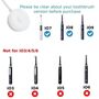 F�r Braun Oral B iO Serie 9 / 8 / 7 Zahnb�rsten USB-A Ladeger�t Wei�