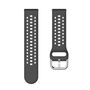 F�r Amazfit Bip 6 Silikon Design Ersatz Smart Watch Armband Schwarz