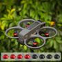 F�r DJI Avata 2 Sunnylife Motor Staubschutz Aluminium Abdeckung Rot