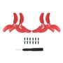 F�r DJI Avata 2 Drohne 2x Sunnylife 3032S Color 3-Blatt Propeller Rot