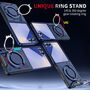 F�r Samsung Galaxy Z Flip7 5G MagSafe 360 Grad Ringhalter H�lle Blau