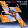 F�r Samsung Galaxy Z Flip7 5G MagSafe 360 Grad Ringhalter H�lle Orange