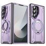 F�r Samsung Galaxy Z Fold7 5G MagSafe 360 Grad Ringhalter H�lle Lila
