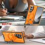 F�r Samsung Galaxy Z Fold7 5G MagSafe 360 Grad Ringhalter H�lle Orange