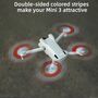 F�r DJI Mini 3 Drohne 4x 6030F Color 2-Blatt Ersatz Propeller Orange