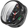 F�r Samsung Galaxy Watch 8 40mm Electroplated Full TPU H�lle Schwarz