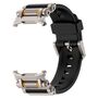 F�r Samsung Galaxy Watch Ultra 2 / Ultra 47mm Silikon Metall Armband