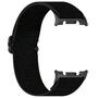 F�r Samsung Galaxy Watch 8 / 8 Classic Elastisches Nylon Band Schwarz