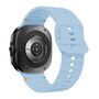 F�r Samsung Galaxy Watch 8 / 8 Classic Silikon Armband Blau Gr��e: L
