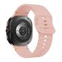 F�r Samsung Galaxy Watch 8 / 8 Classic Silikon Armband Rosa Gr��e: L