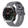 F�r Samsung Galaxy Watch 8 / 8 Classic Silikon Armband Grau Gr��e: L