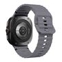 F�r Samsung Galaxy Watch 8 / 8 Classic Silikon Armband Grau Gr��e: L