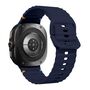 F�r Samsung Galaxy Watch 8 / 8 Classic Silikon Armband Blau Gr��e: L