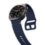 F�r Samsung Galaxy Watch 8 / 8 Classic Silikon Armband Blau Gr��e: L