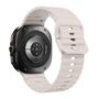 F�r Samsung Galaxy Watch 8 / 8 Classic Silikon Armband Beige Gr��e: L