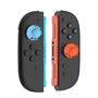 F�r Nintendo Switch 2 Silikon 6 in 1 Joystick Kappen Set Orange / Blau