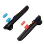 Fr Nintendo Switch 2 Silikon 6 in 1 Joystick Kappen Set Schwarz Wei