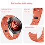 F�r Huawei Watch 5 46mm Punktmuster Design Silikon Ersatz Arm Band Rot