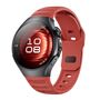 F�r Huawei Watch 5 42mm Punktmuster Design Silikon Ersatz Arm Band Rot