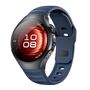 F�r Huawei Watch 5 42mm Punktmuster Design Silikon Arm Band Dunkelblau