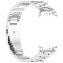 F�r Samsung Galaxy Watch 8 / 8 Classic Bead Edelstahl Arm Band Silber