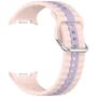 F�r Samsung Galaxy Watch 8 / 8 Two Color Silikon Armband Rosa / Lila