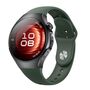 F�r Huawei Watch 5 46mm Silikon Reverse Verschluss Arm Band Dunkelgr�n