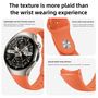 F�r Huawei Watch 5 46mm Silikon Reverse Verschluss Arm Band Dunkelblau