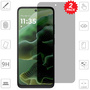 F�r Motorola Moto G35 5G 2x 2.5D 0,26mm Privacy Display 9H Hart Glas