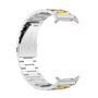 F�r Samsung Galaxy Watch 8 / 8 Classic Edelstahl Armband Silber / Gold