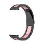 F�r Samsung Galaxy Watch 8 / 8 Classic Edelstahl Band Schwarz / Rosa