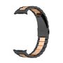F�r Samsung Galaxy Watch 8 / 8 Classic Edelstahl Band Schwarz / Rose