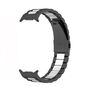 F�r Samsung Galaxy Watch 8 / 8 Classic Edelstahl Band Schwarz / Silber