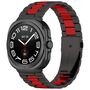 F�r Samsung Galaxy Watch 8 / 8 Classic Three Bead Edelstahl Armband