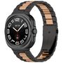 F�r Samsung Galaxy Watch 8 / 8 Classic Three Bead Edelstahl Armband