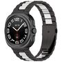 F�r Samsung Galaxy Watch 8 / 8 Classic Three Bead Edelstahl Armband