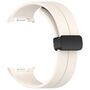 F�r Samsung Galaxy Watch 8 / 8 Classic Silikon Magnetisches Band Beige