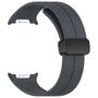 F�r Samsung Galaxy Watch 8 / 8 Classic Silikon Magnetisches Band Grau
