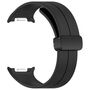 F�r Samsung Galaxy Watch 8 / 8 Classic Silikon Magnetisch Band Schwarz