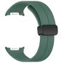 F�r Samsung Galaxy Watch 8 / 8 Classic Silikon Magnetisch Band D- Gr�n
