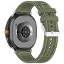 F�r Samsung Galaxy Watch 8 / 8 Classic Nylon Silikon Arm Band Gr�n