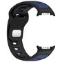 F�r Samsung Galaxy Watch 8 / 8 Classic Silikon Armband Schwarz / Blau